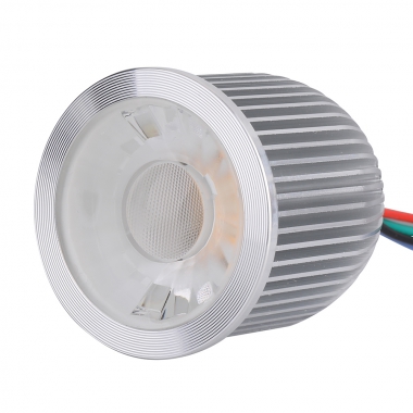 Silver Aluminum DC24V Lens Beam 8W 2000-6000K Deep Tunable White Spot MR16 Module