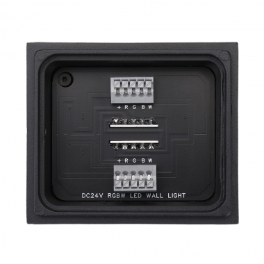  DC 24V 12W LED DALI DMX RGBW Up Down Outdoor Wall Light