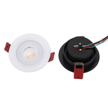 New Design 24V 10W LED RGB CCT Recessed Downlights for DALI KNX Loxone Home Automation Lighting