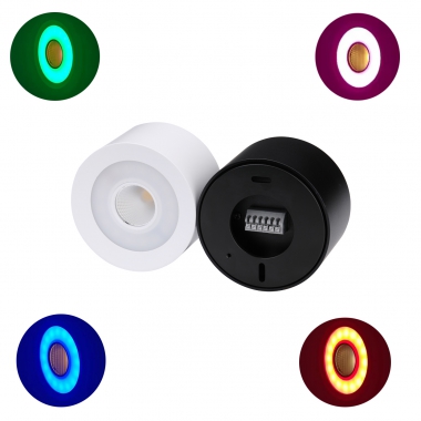 NEW DC 24V RGB+CCT Surface Mount LED Downlight for Dali KNX Loxone Home Automation