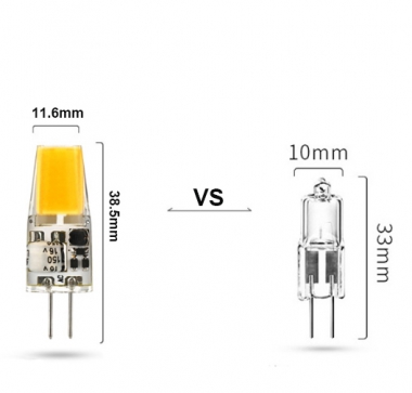 High Brightness AC/DC 12V 2W COB G4 LED light Lamp