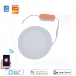 12W AC 110V 220V TUYA Smart RGBCCT Color Changing Recessed LED Panel Light